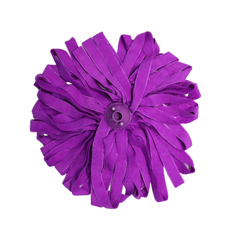 Vijčana glava za mop, plastična okrugla glava, mikrofiber glava za mop, kompatibilna s pravim držakom