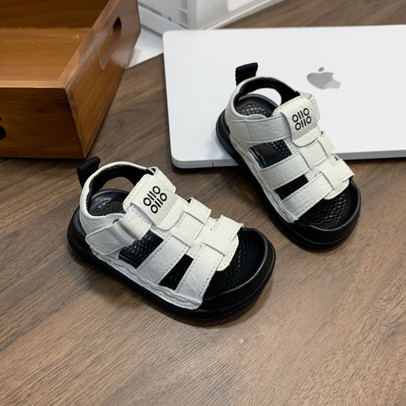 Unisex dječje ljetne sandale s otvorenom prstom – mekana potplata, protuklizne, prozračne, Velcro zatvaranje