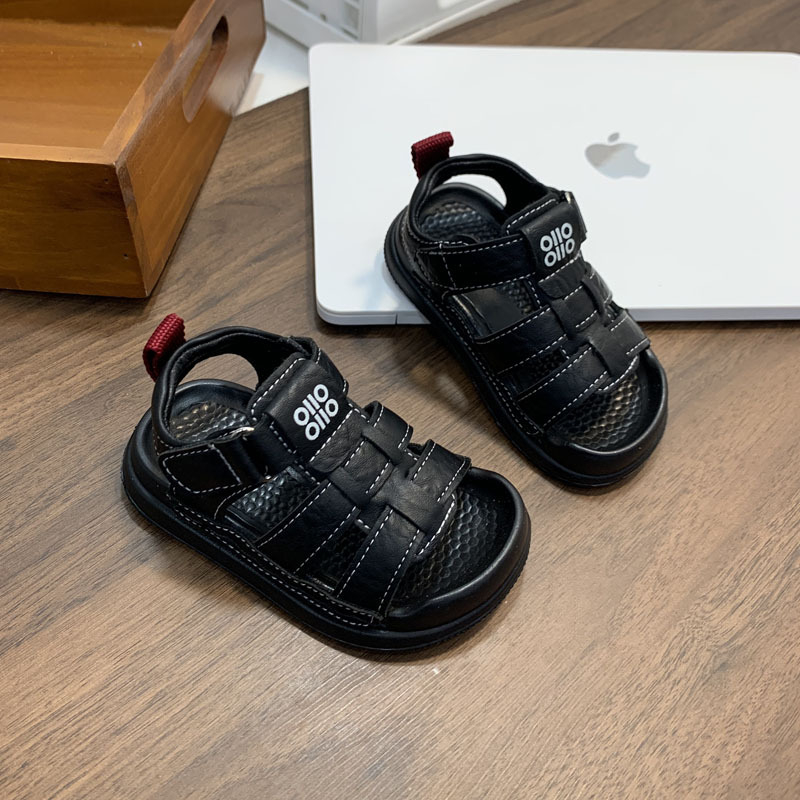 Unisex dječje ljetne sandale s otvorenom prstom – mekana potplata, protuklizne, prozračne, Velcro zatvaranje