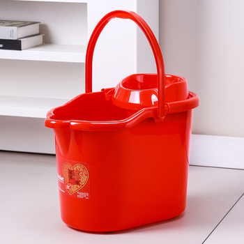 Plastična pravokutna kanta za mop s ocjeđivačem, za kućnu upotrebu