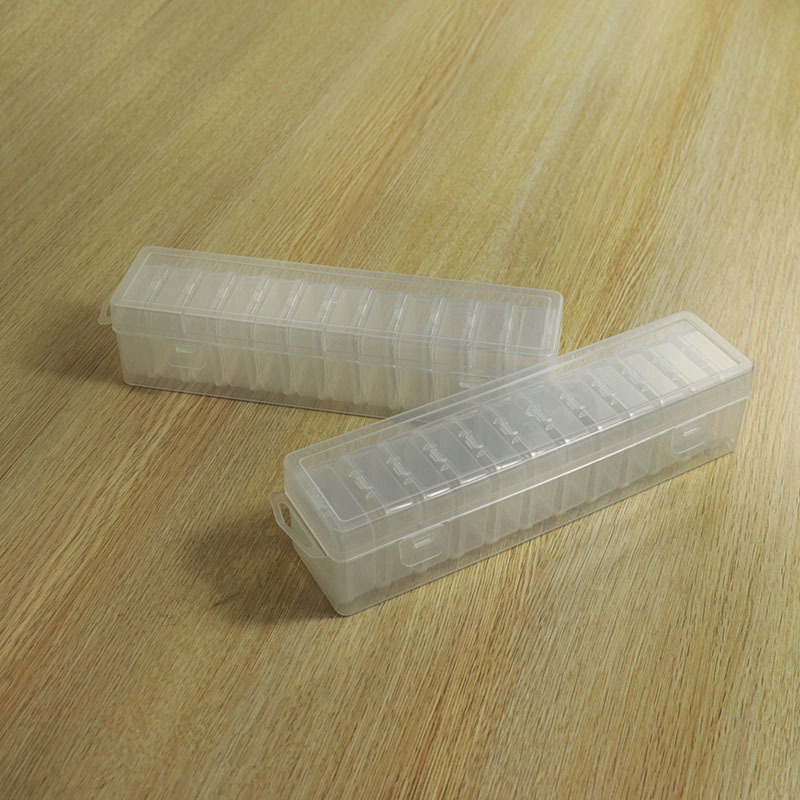 PP plastična kvadratna prozirna kutija za pohranu uredskih potrepština, manikuru, ribolovnu opremu, pohranjivanje perlica i elektroničkih dodataka