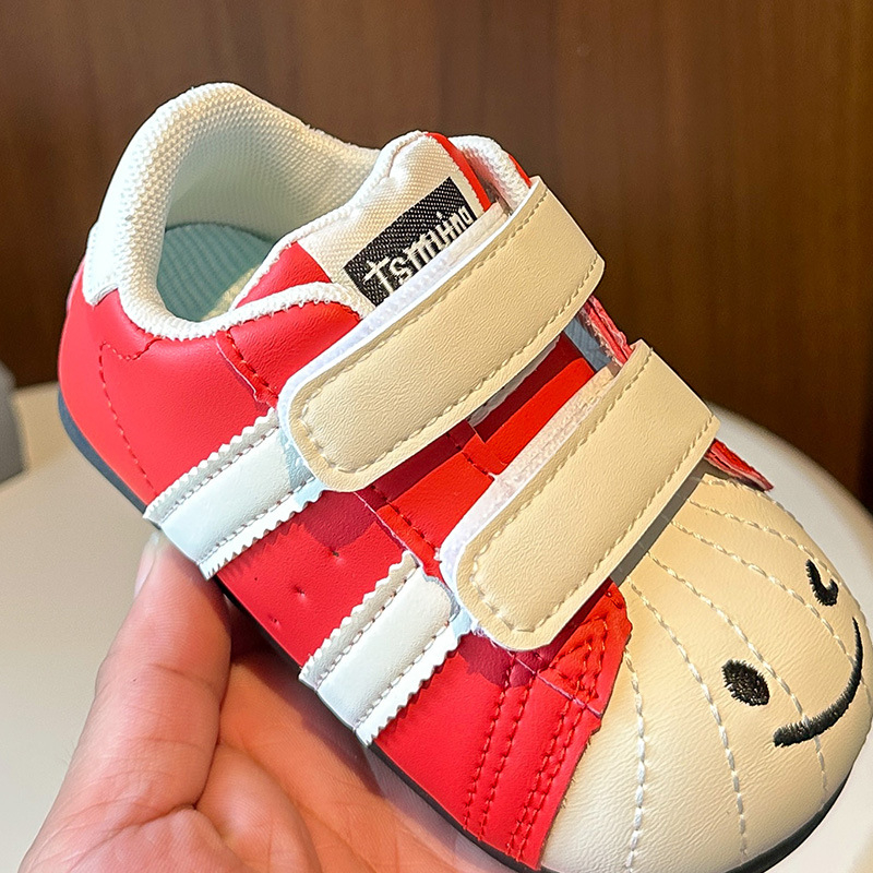 2025 dječje tenisice na Velcro s školjkastim vrhom – unisex casual sportske tenisice u boji blokova