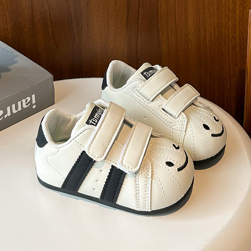 2025 dječje tenisice na Velcro s školjkastim vrhom – unisex casual sportske tenisice u boji blokova