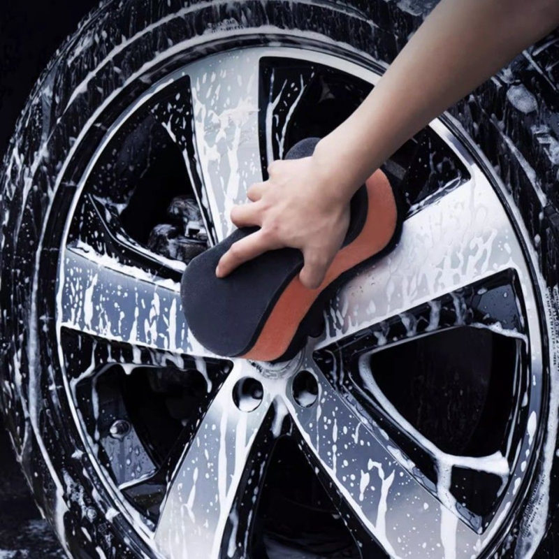 Spužva za pranje automobila visoke gustoće, posebna mrežasta koralna struktura, alat za brušenje za čišćenje automobila