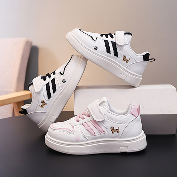 Unisex dječje tenisice, bijele za sve sezone, vodootporne, lagane, protuklizne, s Velcro kopčom