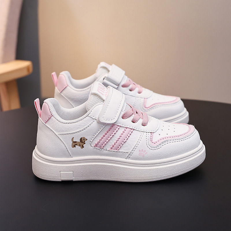 Unisex dječje tenisice, bijele za sve sezone, vodootporne, lagane, protuklizne, s Velcro kopčom