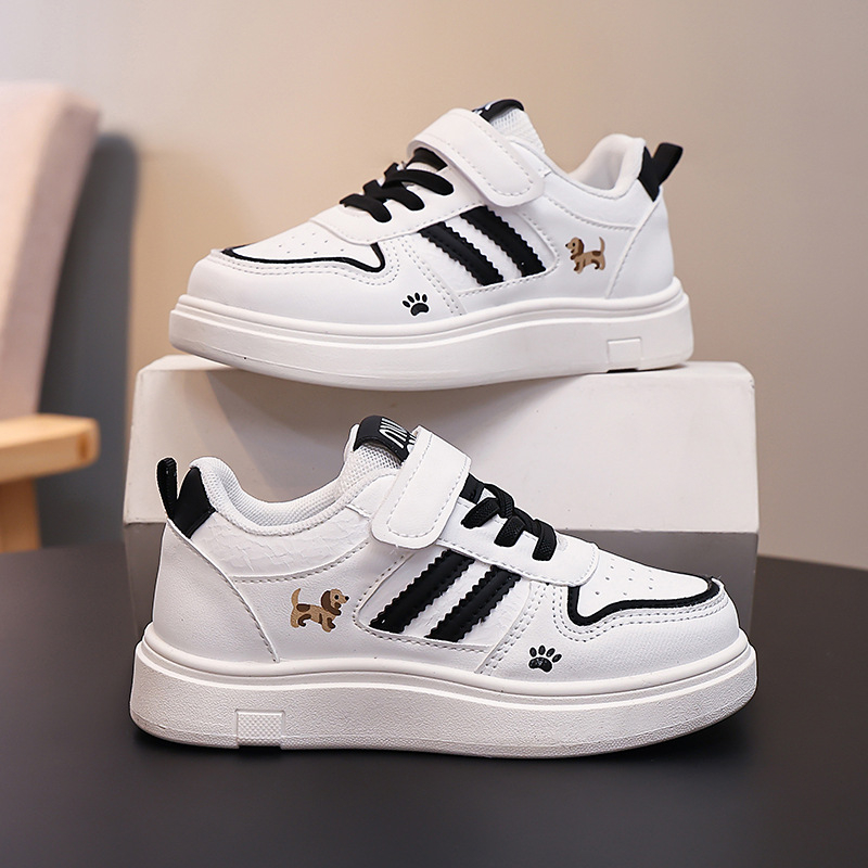 Unisex dječje tenisice, bijele za sve sezone, vodootporne, lagane, protuklizne, s Velcro kopčom