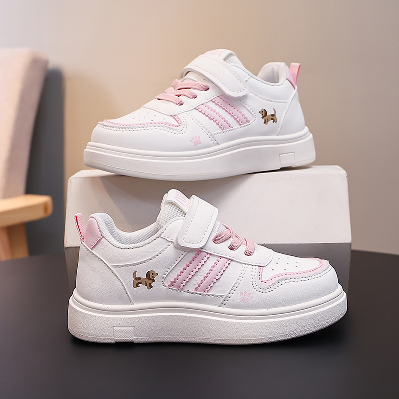 Unisex dječje tenisice, bijele za sve sezone, vodootporne, lagane, protuklizne, s Velcro kopčom