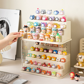Prozirna akrilna kutija za blind box kutije i LEGO figurice, prašinu otporan spremnik za kućnu upotrebu