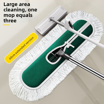 Mayflower ravni mop, širine 60 cm, duga glava, za drvene podove, mramor i pločice