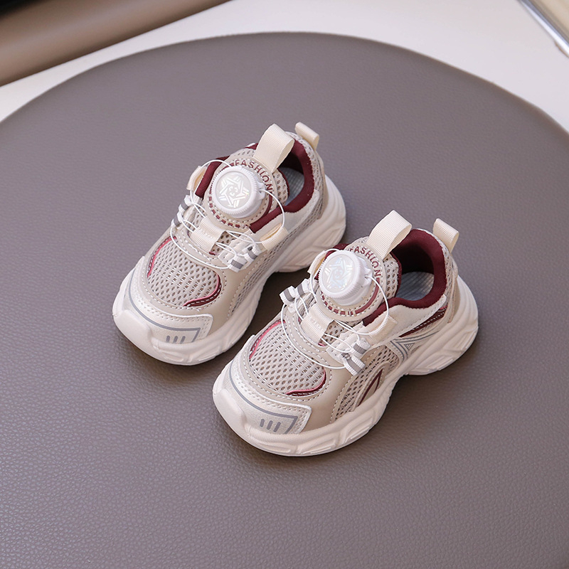 Dječje sportske tenisice za dječake i djevojčice, 2025. proljeće, mrežasti gornji dio i sintetička koža, unisex casual dad sneakers