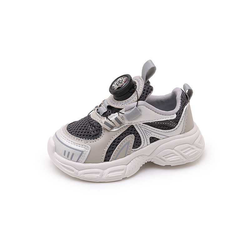 Dječje sportske tenisice za dječake i djevojčice, 2025. proljeće, mrežasti gornji dio i sintetička koža, unisex casual dad sneakers
