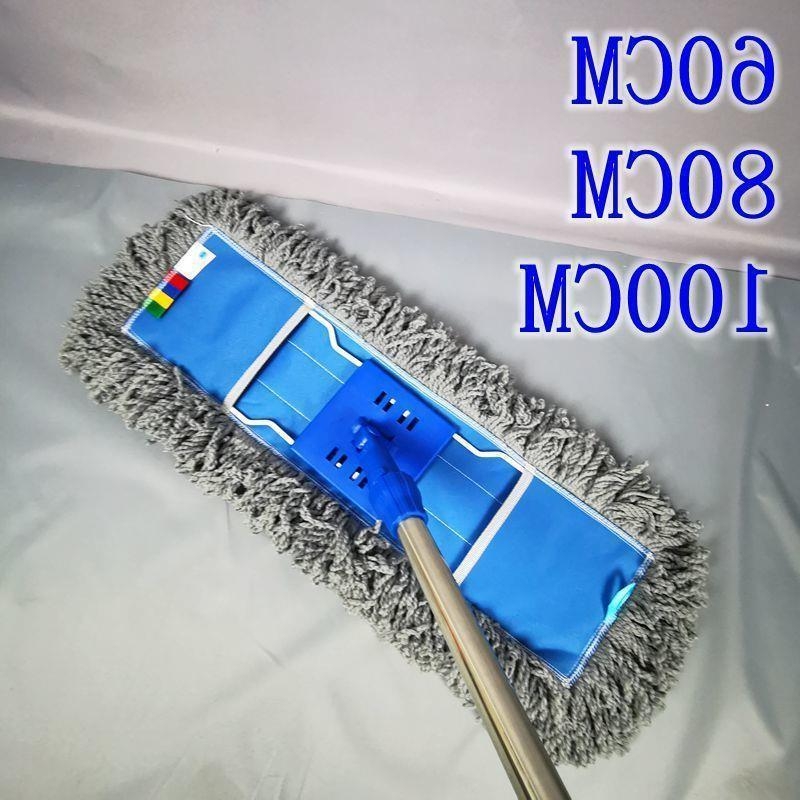 Mikrovlakneni ravni mop bez vlakana za kućne, bolničke i hotelske podove — velika glava