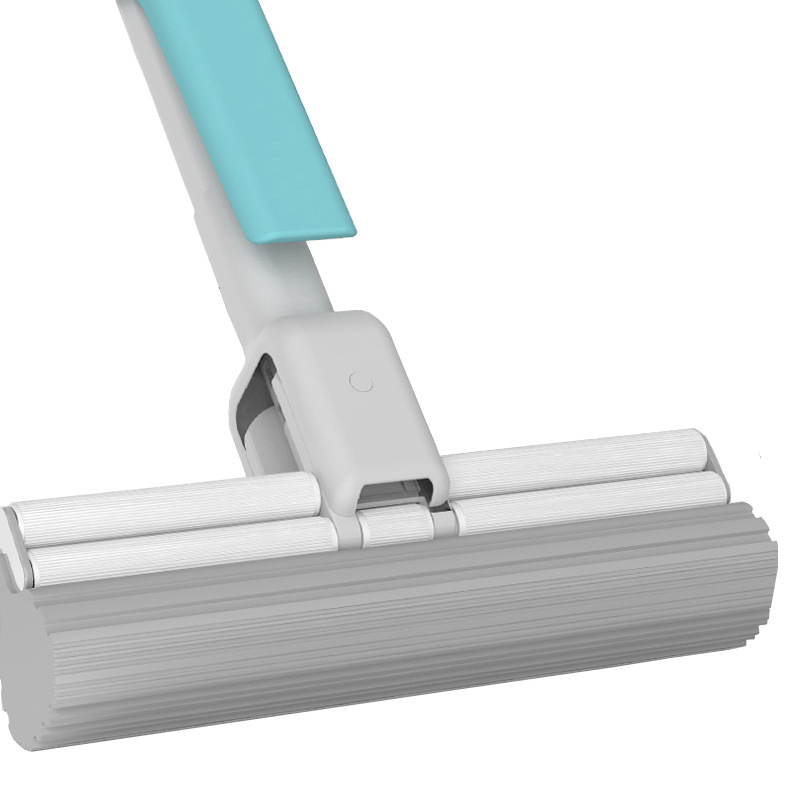 Ekstra veliki mop s glavom od 34 cm, gumom-pamučni mop, veliki valjkasti spužvasti mop za pod, sna apsorpcija, teleskopska ručka
