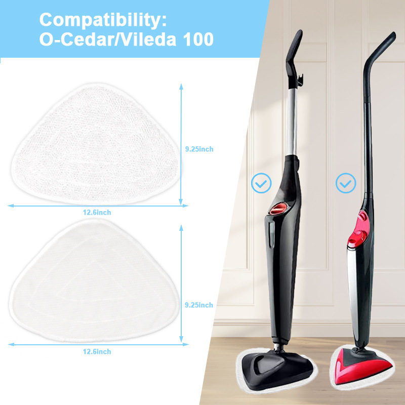 Kompatibilno s O-Cedar 100, okretna glava mop mikrovlakna za parni mop