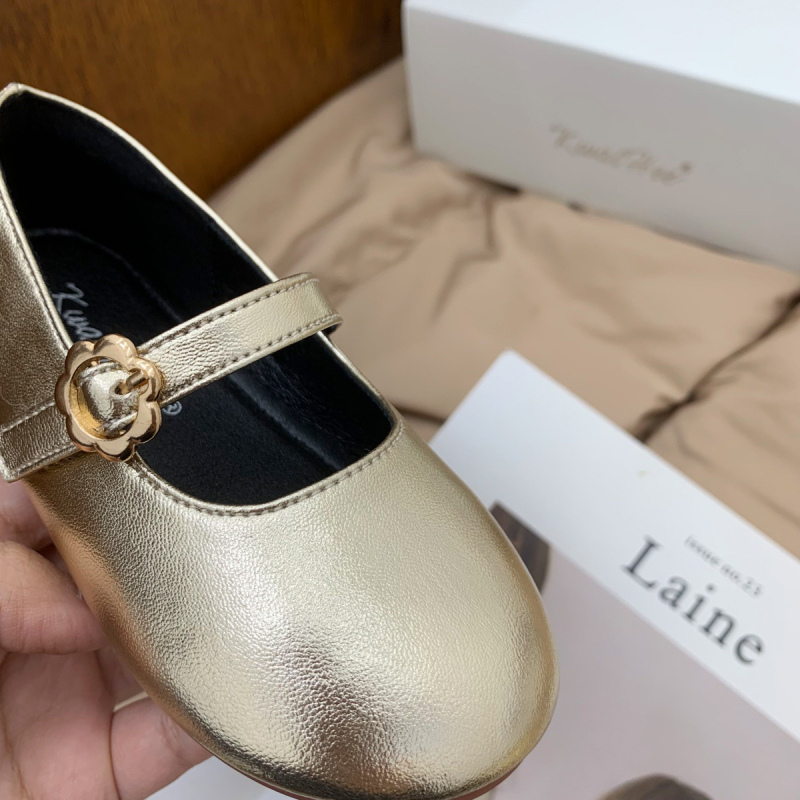Dječje zlatne Mary Jane cipele, svečane za djevojčice, princeza stil