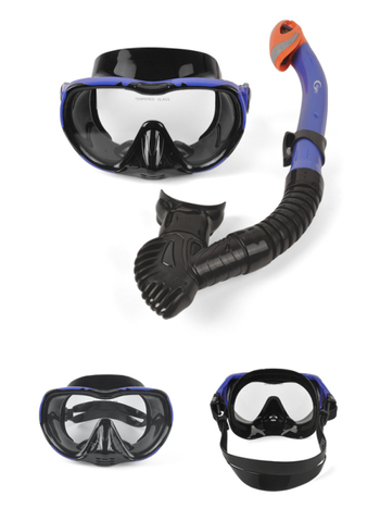 Yonsub Snorkel- és búvárkészlet párásodás elleni szemüveggel (HD) – háromrészes készlet