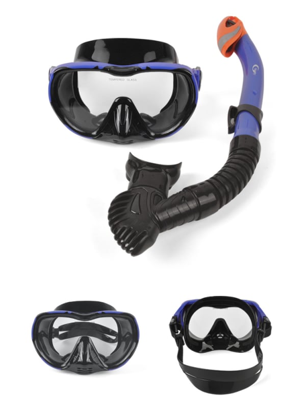 Yonsub Snorkel- és búvárkészlet párásodás elleni szemüveggel (HD) – háromrészes készlet