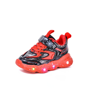 LED világító gyerekcipők, 1–6 évesek, uniszex, casual tavasz-ősz