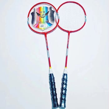 Zhibo PRO-007 integrovaná raketa na badminton z železného zliatiny s kýlovým držadlom a protišmykovým úchopom pre tréning a súťaže