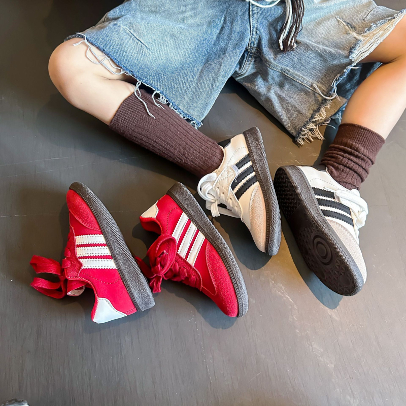 Unisex dječje tenisice od prozračne mreže s Velcro kopčom, dopamin boje, svakodnevne ravne tenisice