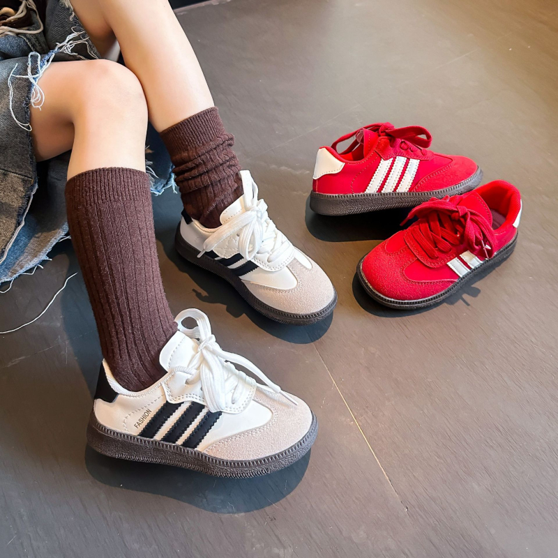 Unisex dječje tenisice od prozračne mreže s Velcro kopčom, dopamin boje, svakodnevne ravne tenisice