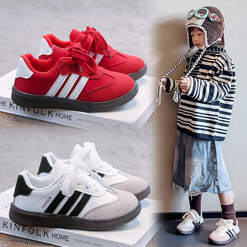Unisex dječje tenisice od prozračne mreže s Velcro kopčom, dopamin boje, svakodnevne ravne tenisice