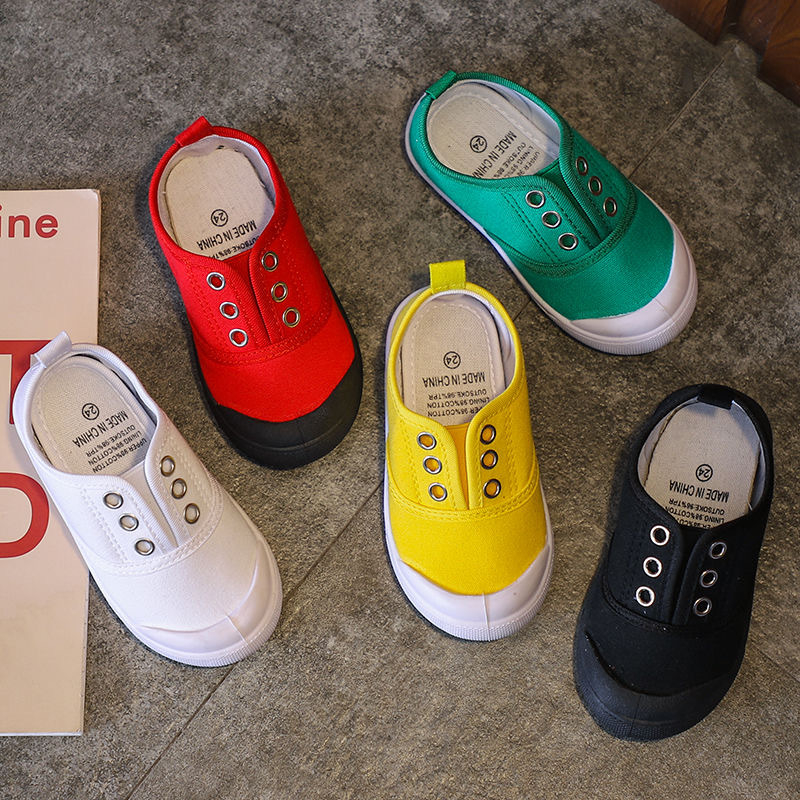 Nanlu B911 Dječje tenisice od platna, slip-on, unisex, jednobojne boje