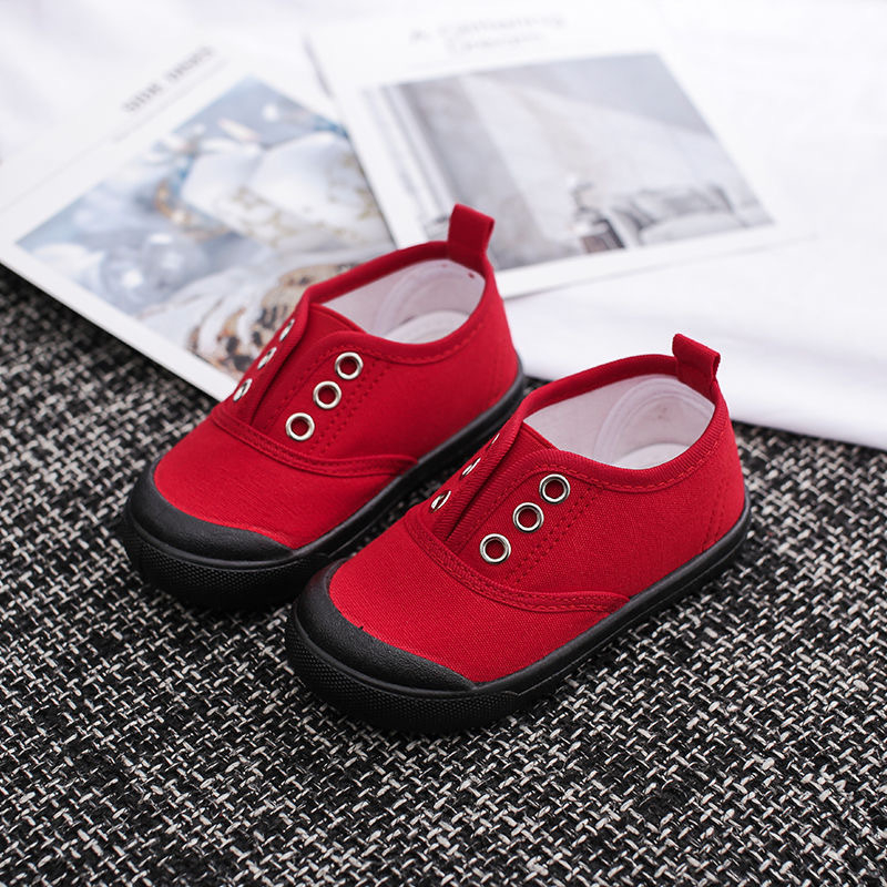 Nanlu B911 Dječje tenisice od platna, slip-on, unisex, jednobojne boje