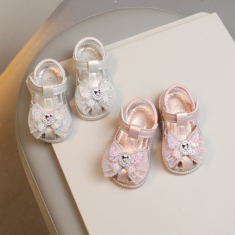 Kulomi princeske cipele – Ljetne sandale za bebe i djevojčice, mekana podstrapa, protuklizne