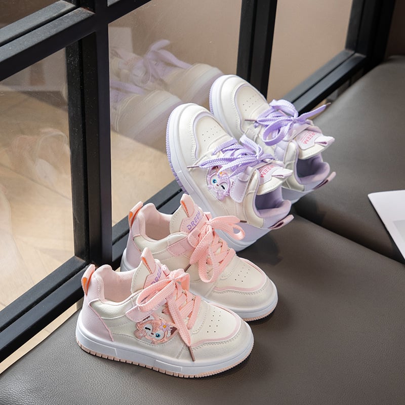 Dječje tenisice za djevojčice s Velcro zatvaračem, s crtanim uzorkom, mekana potplata, jesen 2025