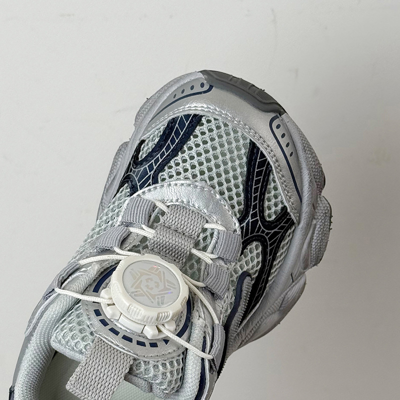 Unisex dad sneakers za djecu, proljeće 2026, svakodnevne trkačke tenisice, prozračni gornji dio, potplata od karbonske gume