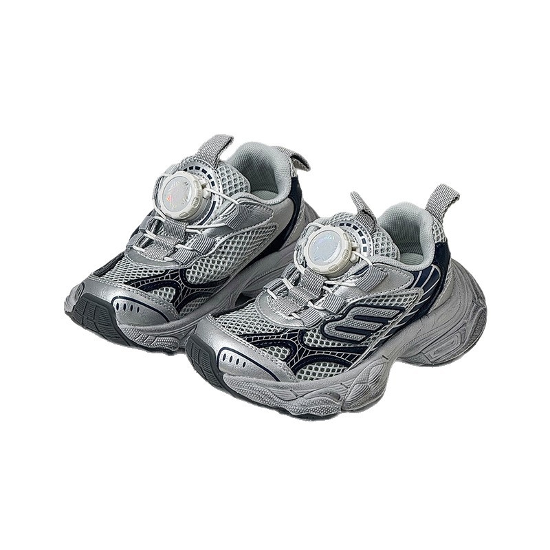 Unisex dad sneakers za djecu, proljeće 2026, svakodnevne trkačke tenisice, prozračni gornji dio, potplata od karbonske gume
