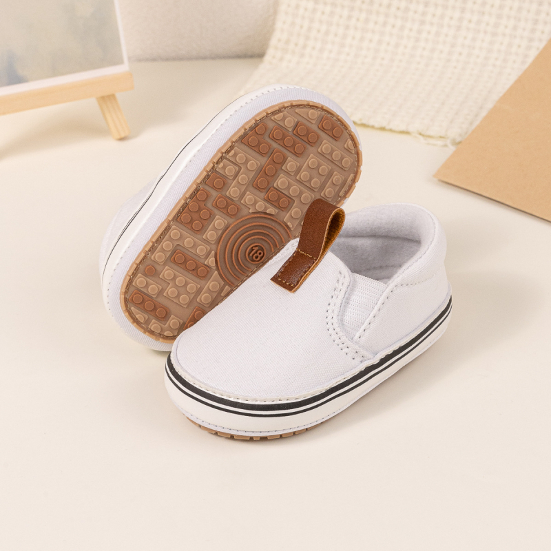 Dječje tenisice s gumom na potplatu za učenje hodanja, slip-on, unisex