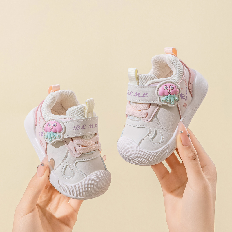 Bramiler proljeće 2026 cipele za bebe i malu djecu, unisex, gornji dio od mikrovlakna kože, protuklizna mekana potplata