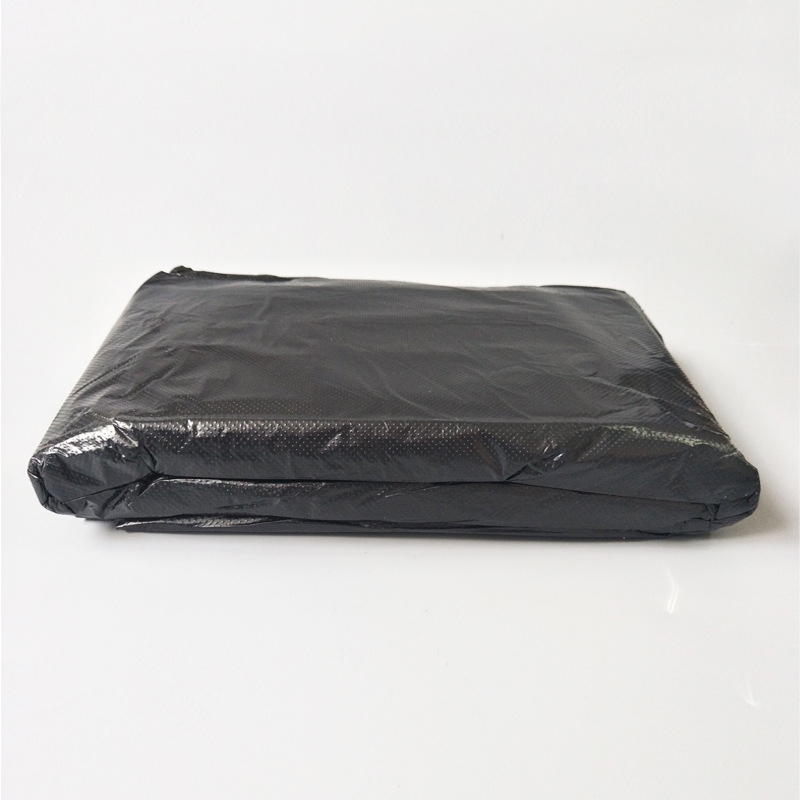 Crna velika vrećica za otpad s plosnim otvorom, plastična kanta vrećica, jednokratna upotreba, za hotele, veličina 100x120 / 120x140 cm