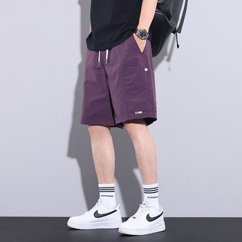 Muške ljetne najlonske capri šorceve, labav kroj, svakodnevni, punk stil