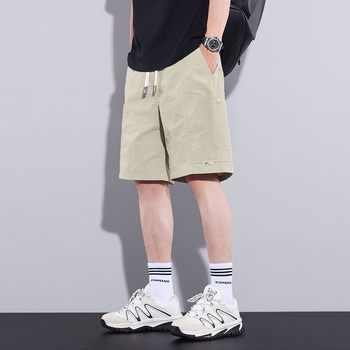 Muške ljetne najlonske capri šorceve, labav kroj, svakodnevni, punk stil