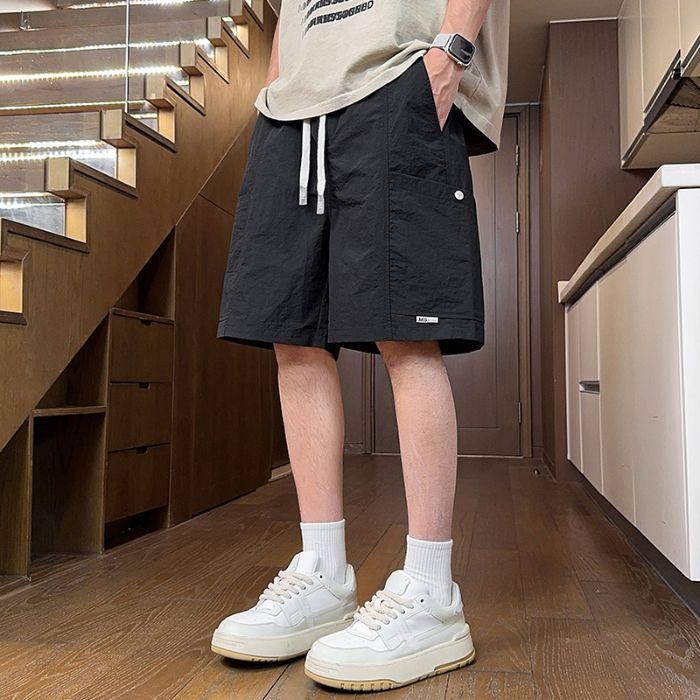Muške ljetne najlonske capri šorceve, labav kroj, svakodnevni, punk stil