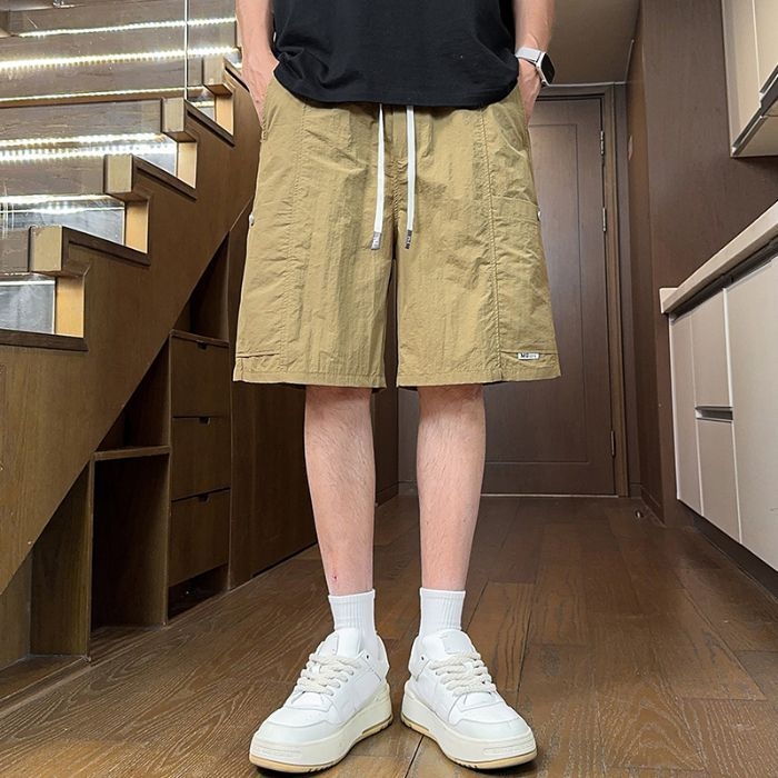 Muške ljetne najlonske capri šorceve, labav kroj, svakodnevni, punk stil