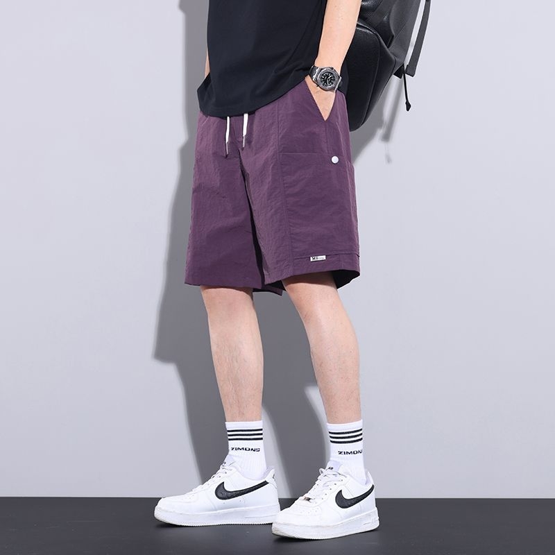 Muške ljetne najlonske capri šorceve, labav kroj, svakodnevni, punk stil