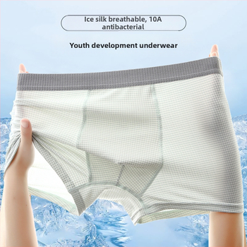 Lyocell mladistvé spodné prádlo pre tínedžerov, priedušné Ice Silk, chladiace a antibakteriálne