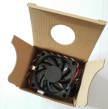 Hlađenje CPU s aluminijskim jezgrom, 28 mm, kompatibilno s AMD AM2/AM3/AM4 utorima