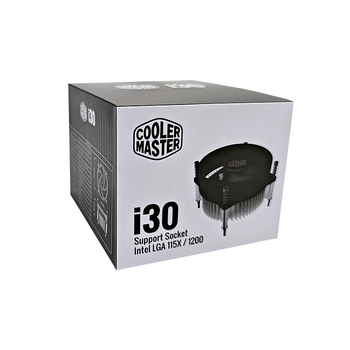 I30 CPU hladnjak s ventilatorom, 115x, kompatibilan s 1150/1151, protok zraka prema dolje