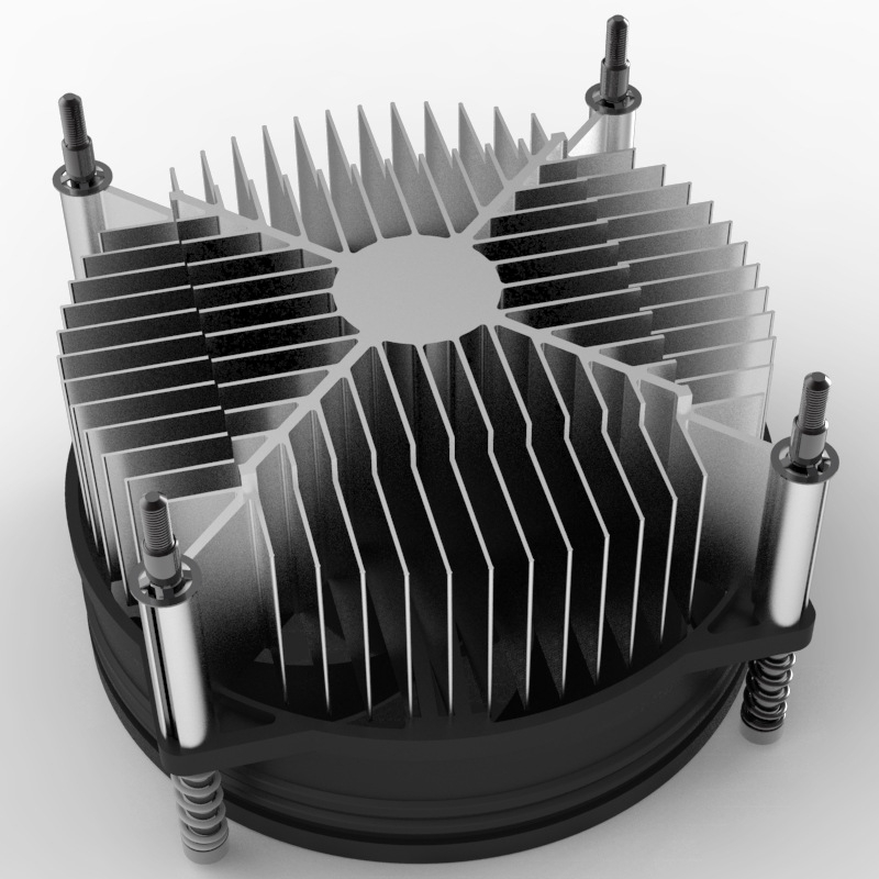I30 CPU hladnjak s ventilatorom, 115x, kompatibilan s 1150/1151, protok zraka prema dolje