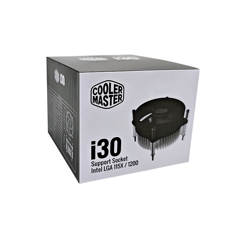 I30 CPU hladnjak s ventilatorom, 115x, kompatibilan s 1150/1151, protok zraka prema dolje