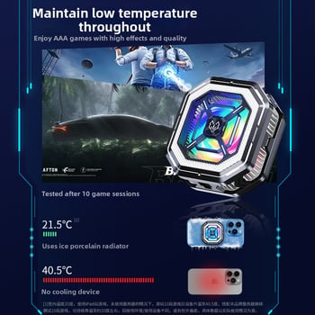 HL01 Klipsom spojivi termoelektrični hladnjak za pametni telefon, 15W, ABS legura, Type-C