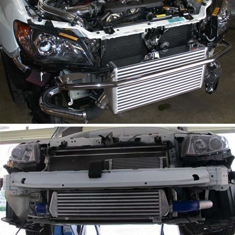 Autó intercooler, univerzális, 450x270x66 mm, cső típusú