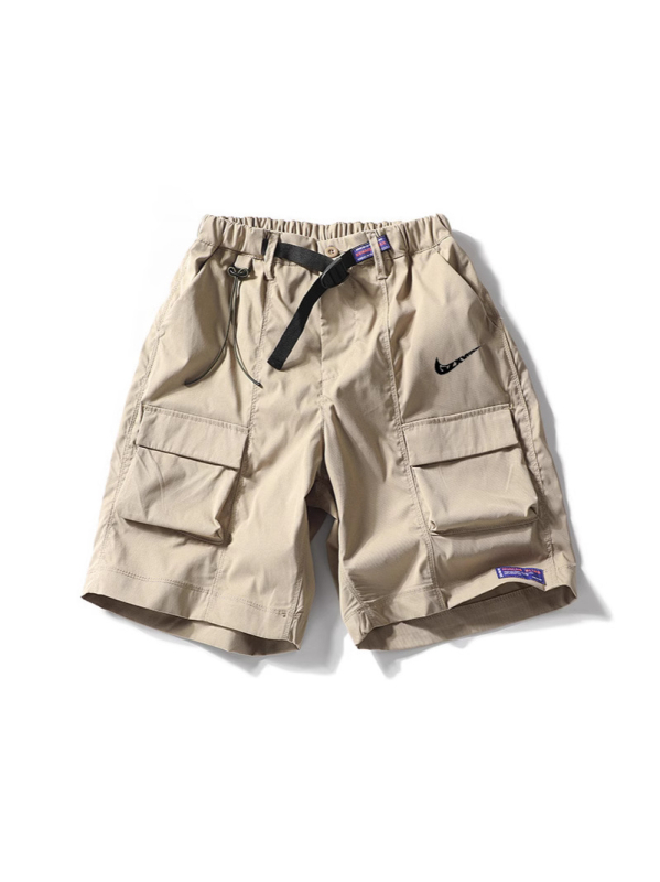 Muško i ženski cargo šorcevi s višestrukim džepovima, ljeto 2025, ležerni ravni kroj, dužina do koljena, sportski stil