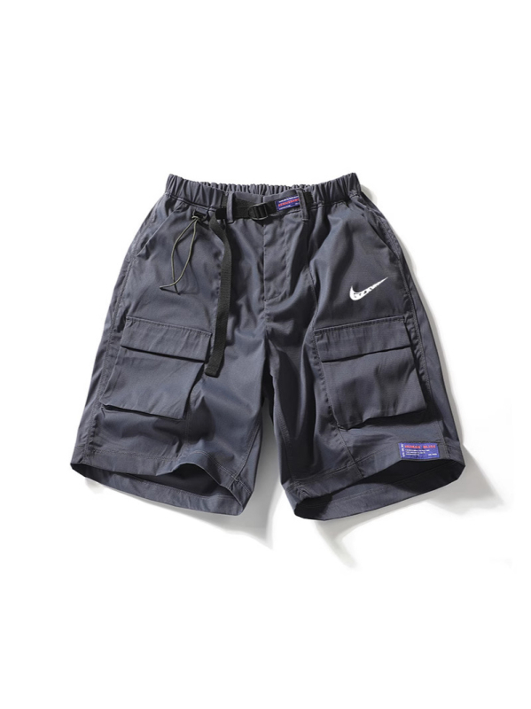 Muško i ženski cargo šorcevi s višestrukim džepovima, ljeto 2025, ležerni ravni kroj, dužina do koljena, sportski stil